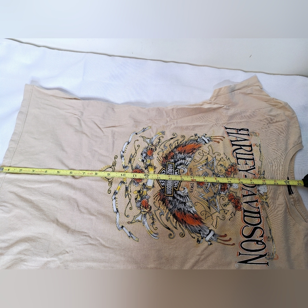 Harley-Davidson"The Biker Beauty In Silk"100% silk,biker core scarf,bonus shirt. - Picture 10 of 11